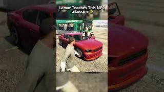 Thumbnail: Lamar Teaches This NPC a Lesson 😂 | GTA V | PS5 |