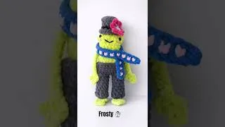 Thumbnail: My Crochet Frog has a hat collection 🎩