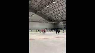 Thumbnail: Plushenko skating straight line footwork in Yagudin's classic program "Winter"