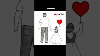 Thumbnail: Fathers day drawing 🌟❤️