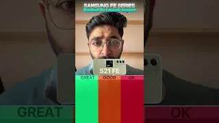 Thumbnail: Ranking Samsung FE Series #samsung #shorts