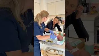 Thumbnail: Midwife visit at home in dubai after birth 👶🏽 #midwife #newborn #postpartum #dubaifamily #hospital