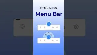 Thumbnail: Bottom Menu Bar Using HTML & CSS #html #css #coding