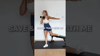 Thumbnail: 45 Min Full Body Dumbbell Workout 💪 All Standing & No Jumping #Shorts ⭐