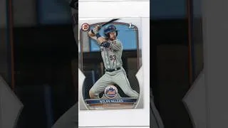 Thumbnail: 2023 1st Bowman Draft Rookie Baseball Card Nolan McLean Mets #BD-96