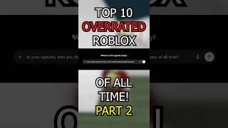Thumbnail: Top 10 Most Overrated Roblox Youtubers of all Time - Part 2