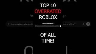 Thumbnail: Top 10 Most Overrated Roblox Youtubers of all Time