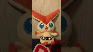 Thumbnail: I Own The RAREST (I think?) Victini Plush!! #shorts #pokemon #victini #unboxing