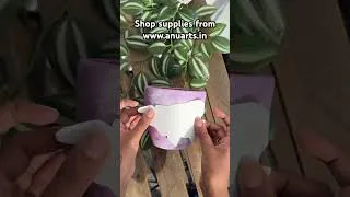 Thumbnail: Transform your basic planters into amazing decor pieces! Shop all supplies from www.anuarts.in
