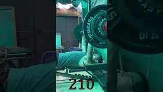 Thumbnail: Bench Press 225lb Fail, 210lb Success (08 06 2024)