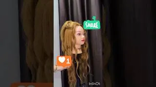 Thumbnail: Title: Easy Ponytail Hairstyle in 1 Minute #Shorts #ponytailhairstyles