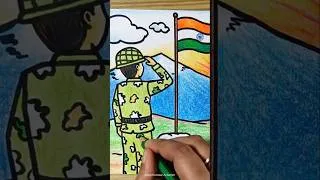 Thumbnail: Kargil Vijay Diwas Drawing | Independence Day Drawing ✨ #drawing #art #shorts