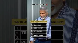 Thumbnail: Top 10 Jobs AI May Replace Fast #top10 #anuragaggarwal #shorts