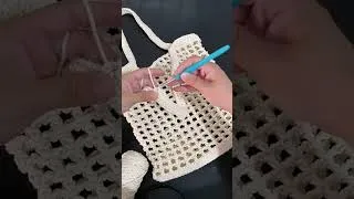Thumbnail: Crochet hollow bag #crochetbag #anxincrochet #crocheting