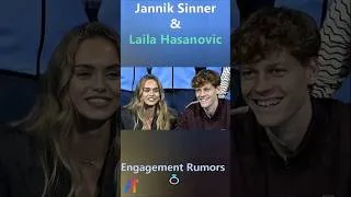 Thumbnail: Jannik Sinner and Laila Hasanovic Engagement Rumours #YoutubeShorts #YoutubeShortsVideo #Shorts