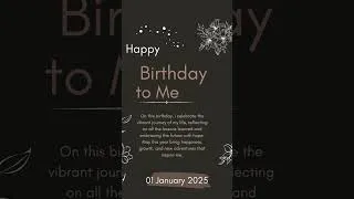 Thumbnail: #happybithday #Aobakingseekhen #happynewyear2025 #1january