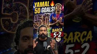 Thumbnail: BARCELONA 5-2 RAYO 🔥 YAMAL & RAPHINHA ON FIRE! | 50 GOALS FOR YAMAL! | BARÇA REVIEW TAMIL #football