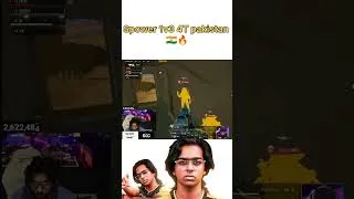 Thumbnail: Spower 1v3 4T Pakistan team 🇮🇳🔥 #shortsfeed #trendingshorts #jonathangaming