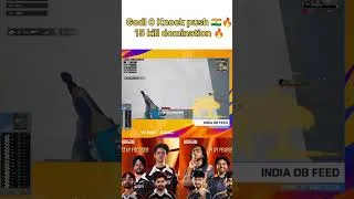 Thumbnail: Godlike 0 Knock push in international lobby 15 kill domination 🔥🇮🇳#shortsfeed #trendingshorts