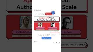 Thumbnail: Upcoming🚀Build your AI & MCP Control Tower with Apigee.Reserve your spot     https://goo.gle/4diRg2z