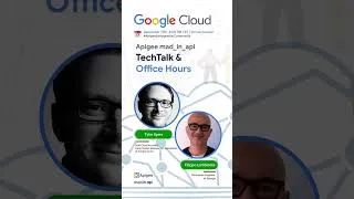 Thumbnail: 🖥 Virtual 🌐 #Apigee X Magic 🗓 Thursday, 4:00 PM - 5:00 PM CET - 🎟 Register: Meetup or Instagram bio