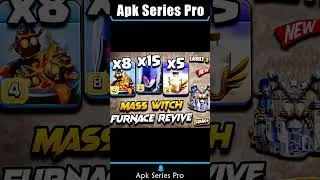 Thumbnail: Mass WITCH Attack With FURNACE REVIVE Town Hall 18 #clashofclans #th18attackstrategy #youtubeshorts