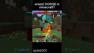 Thumbnail: WISEST DODGE IN MINECRAFT HISTORY??!