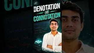 Thumbnail: Denotation VS Connotation 🔥 | Literal Meaning vs Emotional Meaning | Communication Important Concept