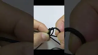 Thumbnail: How to tie a Necklace Knot #slidingKnots #Shorts