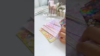 Thumbnail: Pack an order with me (stickers and binder refills) 📓 #stationery #smallbusiness #stationeryhaul