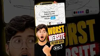 Thumbnail: 🔥 Reacting to Worst Website UI Effects | ep 1  #coding #webdevelopment