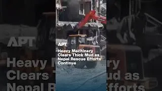 Thumbnail: Nepal Deploys Heavy Machinery to Clear Devastating Mudslide Debris as Rescue Efforts Continue | APT
