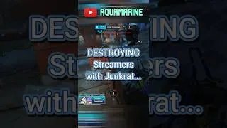 Thumbnail: Destroying Streamers #aquamarineow #overwatch #junkrat #ow #gaming #overwatchclips