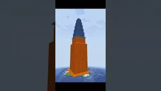 Thumbnail: Minecraft Cobblestone Tower🤯  (はじまりの曲)  #minecraft #shorts #memes  #shorts #gaming #ar5gaming