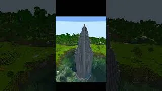 Thumbnail: Minecraft Cobblestone Tower🤯  はじまりの曲  #minecraft #shorts #memes  #shorts #gaming #ar5gaming