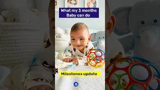 Thumbnail: Things My Baby Can Do at 3 Months! 3 months old baby Milestones #baby #3monthbaby #babymilestone