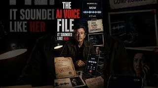 Thumbnail: 🤖 THE AI VOICE FILE — The Voice That Wasn’t Human