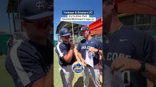 Thumbnail: Yankees and Brewers Underclass Players try to draw their favorite MLB team's logo