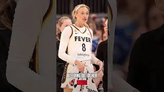 Thumbnail: After Sophie Cunningham was clothes-lined to the floor, coach, Stephanie White, backed Dijonai…