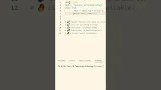 Thumbnail: Python's magic: learn python with us #pythonlearning #learnpython #pythontricks #pythonprogrammer