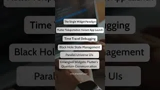 Thumbnail: Flutter's Quantum Leap #fluttervsreactnative #technology #flutterstatemanagement #coding #flutter