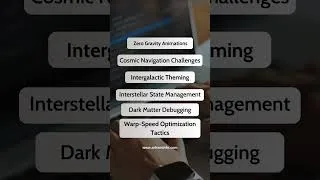 Thumbnail: Fluttering in Space  #fluttervsreactnative #technology #flutterstatemanagement #techguides #coding