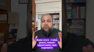 Thumbnail: Staying Local vs Moving Cities -  which grows salary faster | Arham Faraaz Shorts