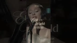 Thumbnail: what if ariana had sung the remix of intro (end of the world) x pluto projector #arianagrande #live