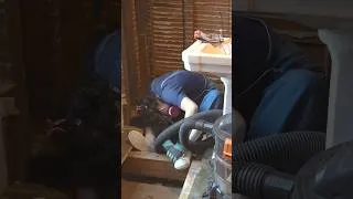 Thumbnail: I’m calling this “renovation yoga”