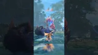 Thumbnail: Dancing Among Bubbles 🫧 #monsterhunter #mhwilds #shorts #greatsword