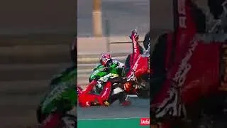 Thumbnail: Motogp#shorts//Moto3 Crash Alcoba and Mcphee Losail