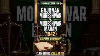 Thumbnail: Gajanan Moreshwar v Moreshwar Madan (1942) | Contract of Indemnity Case Law Explained