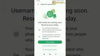 Thumbnail: 🟢 WhatsApp Username Creation | 🔥  How to Create WhatsApp Username | Reserve #shorts