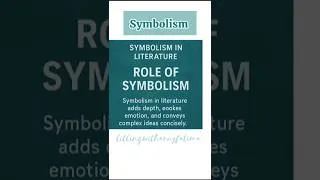 Thumbnail: Symbolism #litlingwitharoojfatima #englishgrammar #symbols #symbolism #education